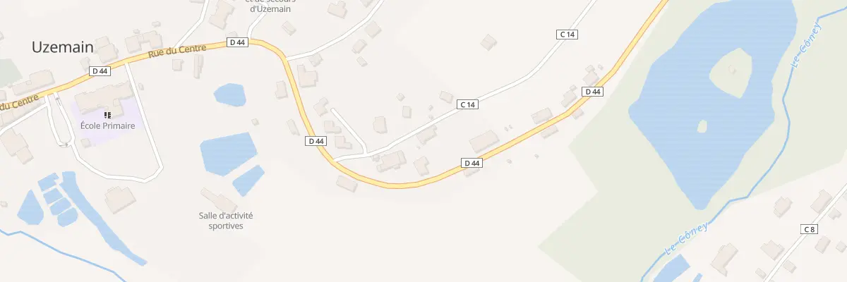 Plan du 3 Rue des Mottes à Uzemain