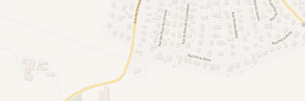 Plan du 75 Rue Pré le Riche à Darnieulles