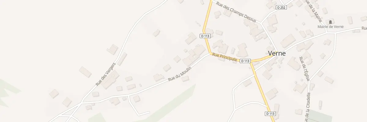 Plan du 7 Rue du Moulin à Verne