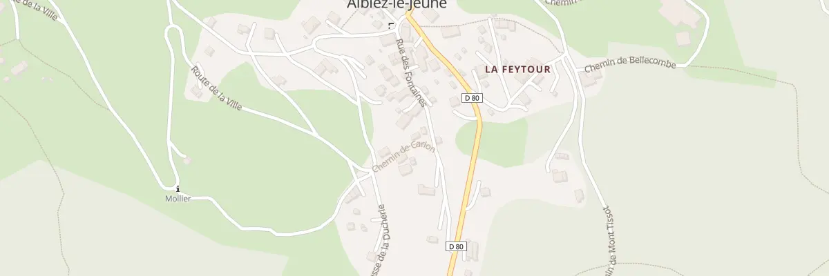 Plan du 5138 Carlon à Albiez-le-Jeune