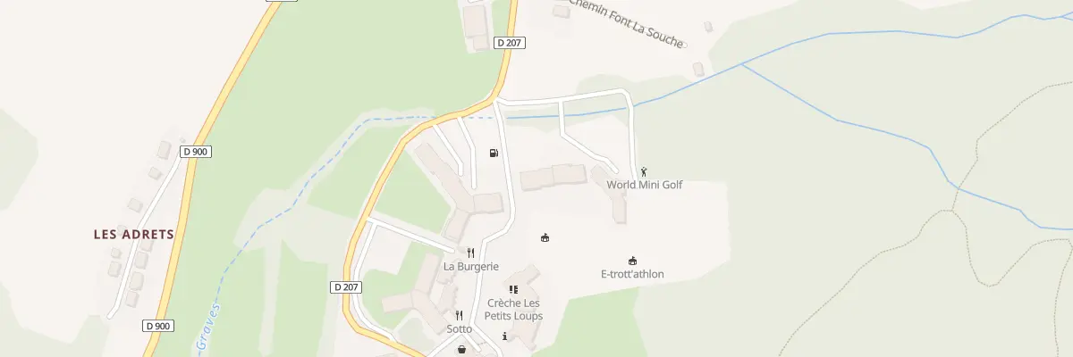 Plan du 7066 Station de Saint Jean à Montclar