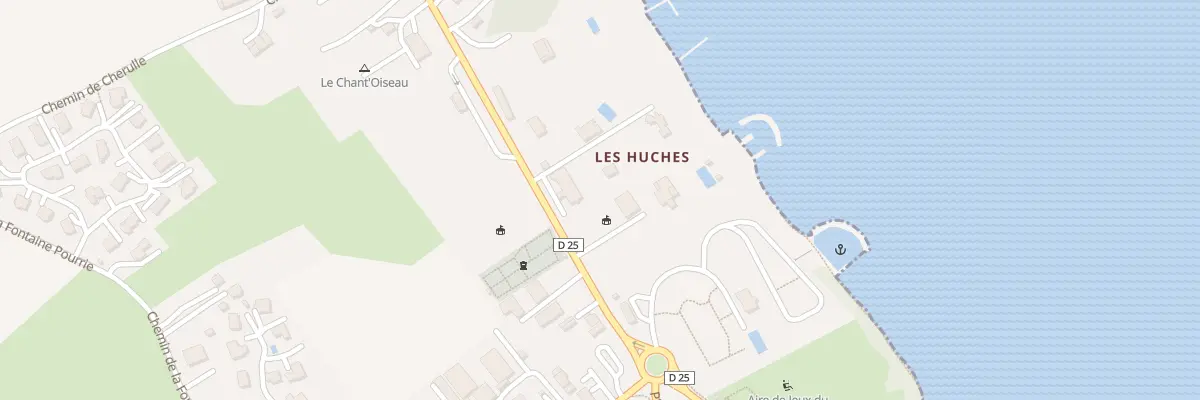 Plan des Huches à Excenevex