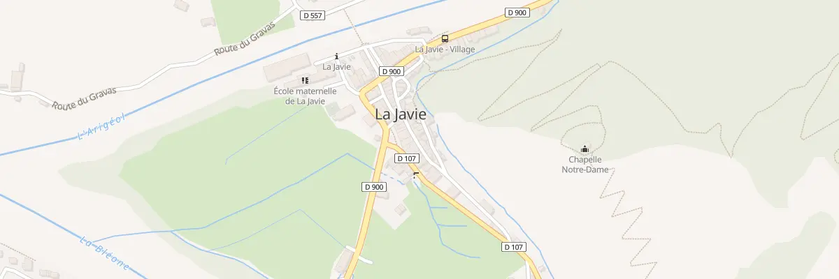 Plan du 5111A Le Village à La Javie