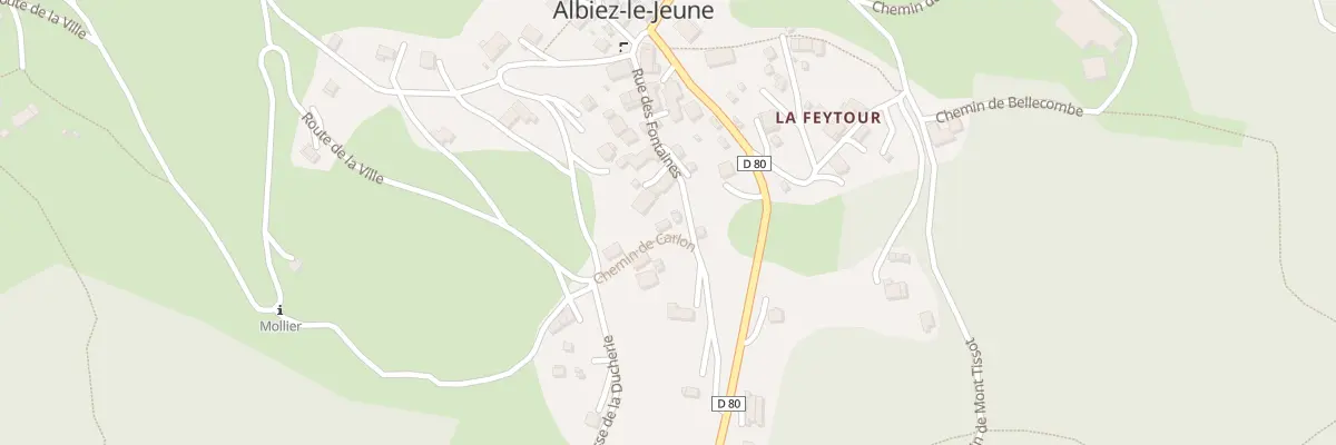 Plan du 5035 Carlon à Albiez-le-Jeune