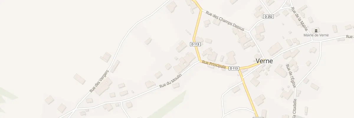 Plan du 3 Rue du Moulin à Ferrières-les-Bois