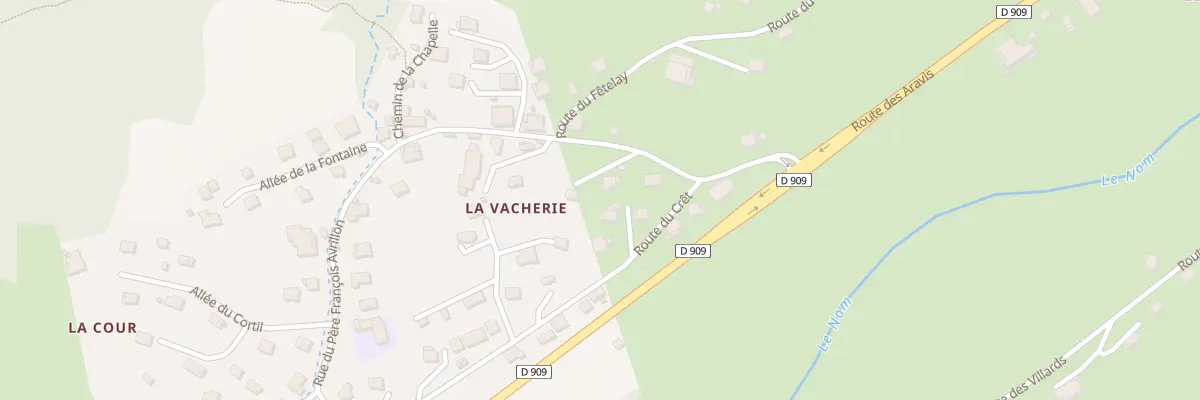 Plan du 36 Rue du Père François Avrillon à Thônes