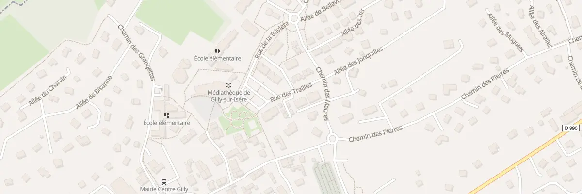 Plan du 40 Rue des Treilles à Gilly-sur-Isère