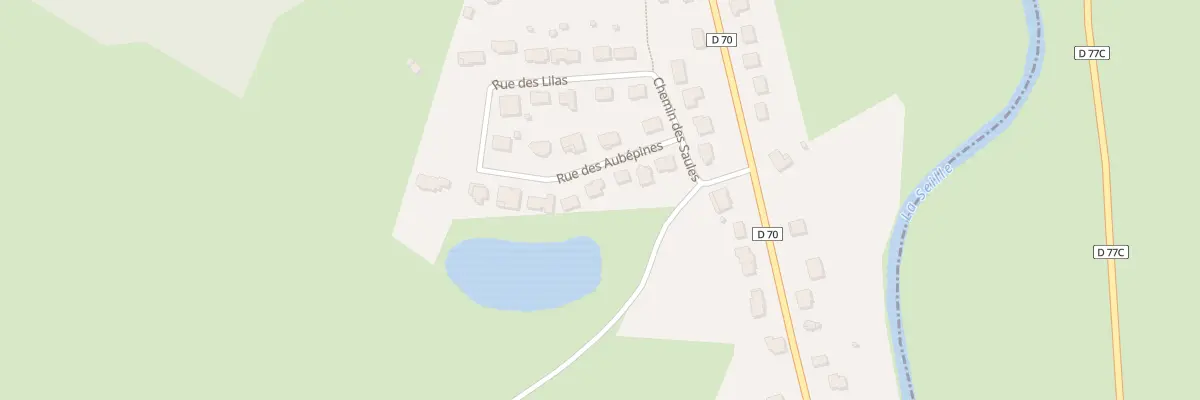 Plan du 11 Rue des Aubépines à Brin-sur-Seille