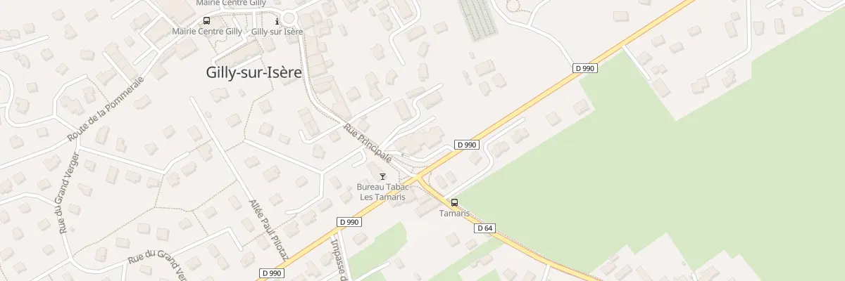 Plan du 804 Rte de Chambéry à Gilly-sur-Isère