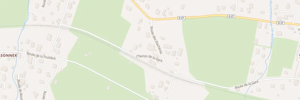 Plan du 132 Rte des Eléchères à Saint-Laurent