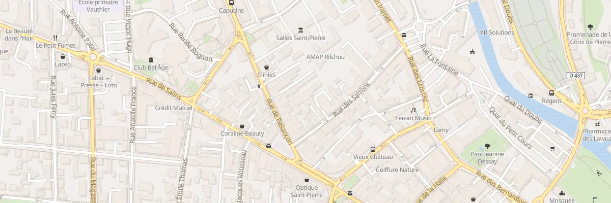 Plan du 36B Rue des Sarrons à Pontarlier