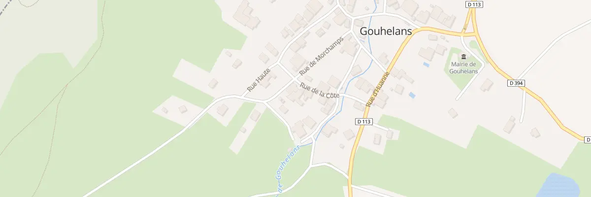 Plan du 5 Rue de la Cote à Gouhelans