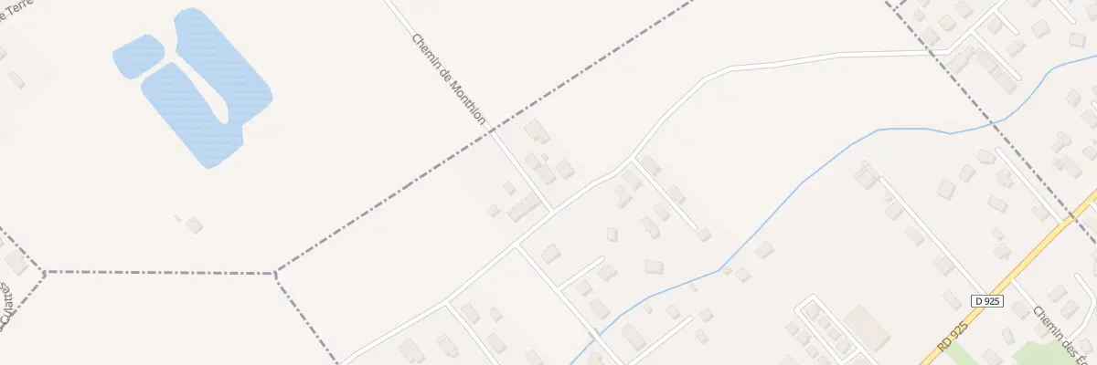 Plan du 430 Che des Communaux à Monthion