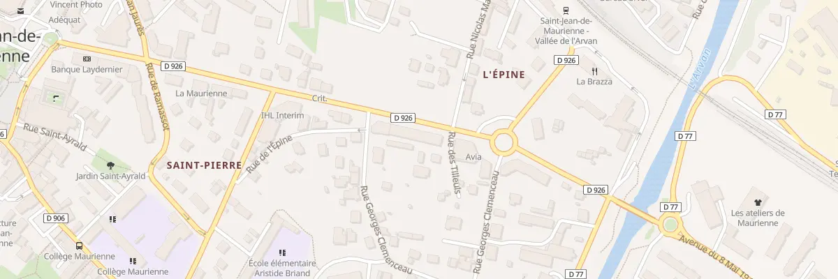 Plan du 414 Av Henri Falcoz à Saint-Jean-de-Maurienne