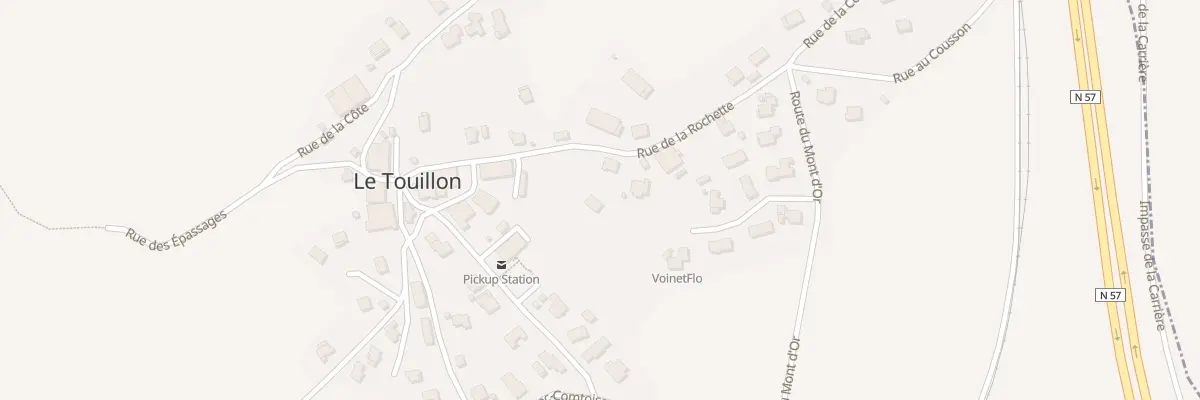 Plan du 12 Rue de la Rochette à Touillon-et-Loutelet