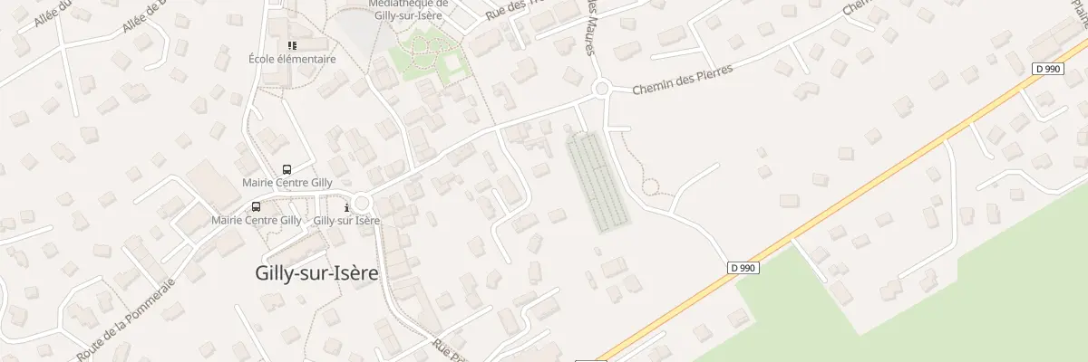 Plan du 220 Rue de la Mairie à Gilly-sur-Isère