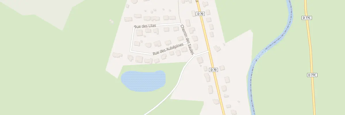 Plan du 13 Rue des Aubépines à Brin-sur-Seille