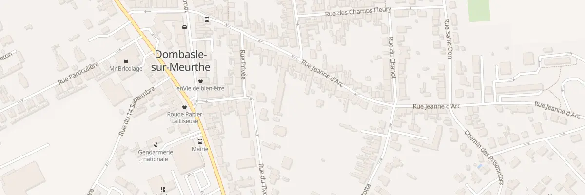 Plan du 36 Rue Jeanne d’Arc à Dombasle-sur-Meurthe