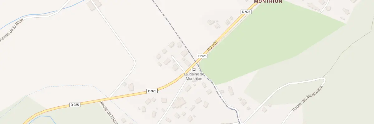 Plan du 5003 Le Sablon à Monthion