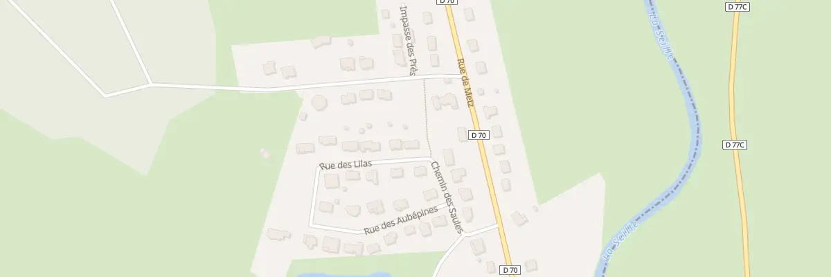Plan du 1 Rue des Lilas à Brin-sur-Seille