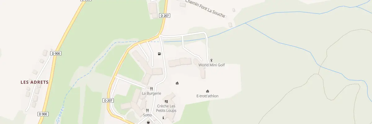 Plan du 7111 Station de Saint Jean à Montclar