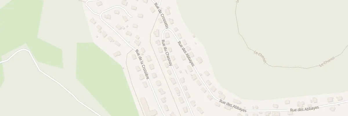 Plan du 16 Rue du Chesnoy à Baume-les-Dames
