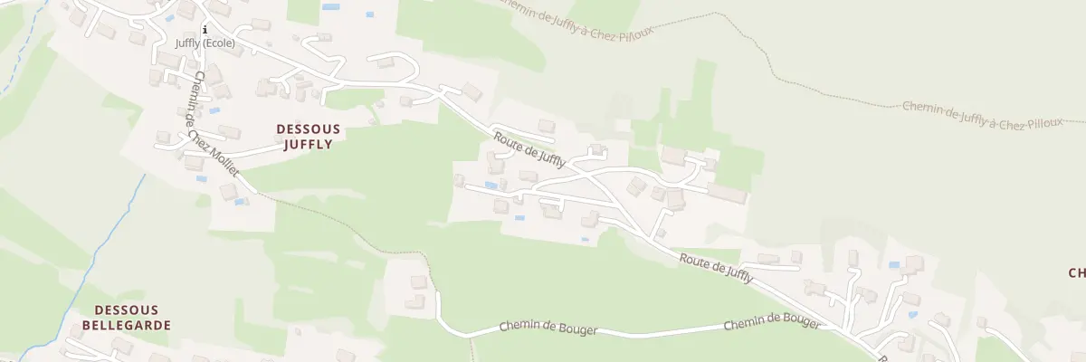 Plan du 1157 Rte de Juffly à Fillinges