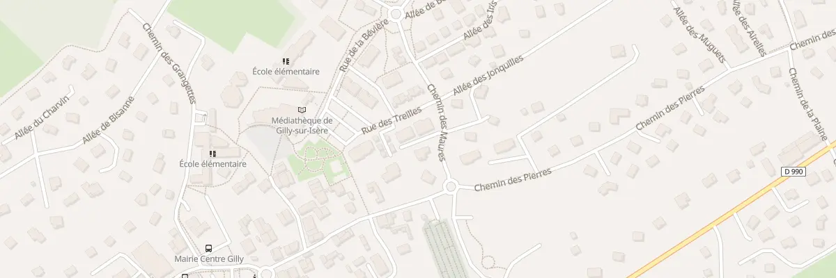 Plan du 60 Rue des Treilles à Gilly-sur-Isère