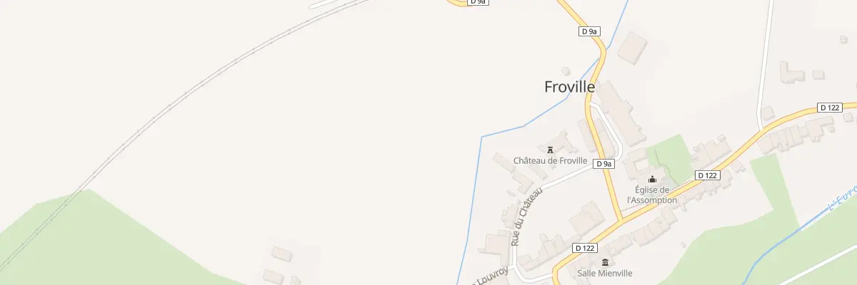 Plan du 5050 Au Chateau à Froville