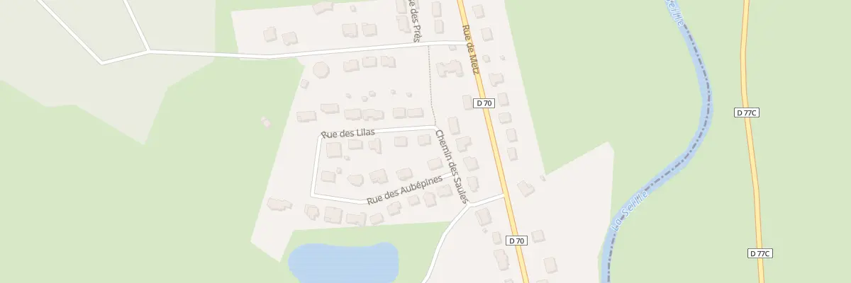 Plan du 2 Rue des Lilas à Brin-sur-Seille