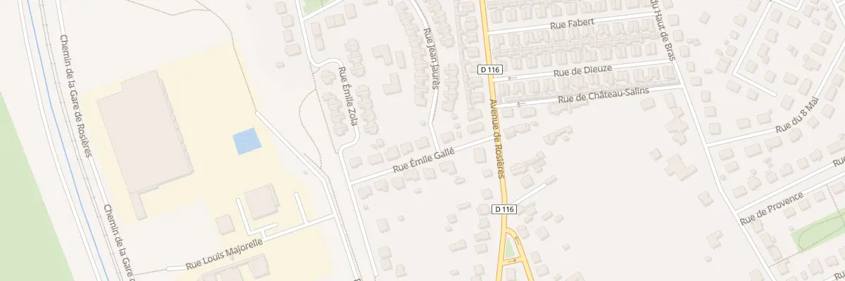 Plan du 6 Rue Emile Gallé à Dombasle-sur-Meurthe