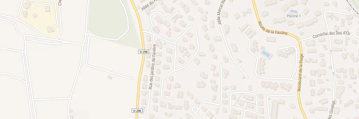 Plan du 21 Che de la Res de la Pinede à Bormes-les-Mimosas