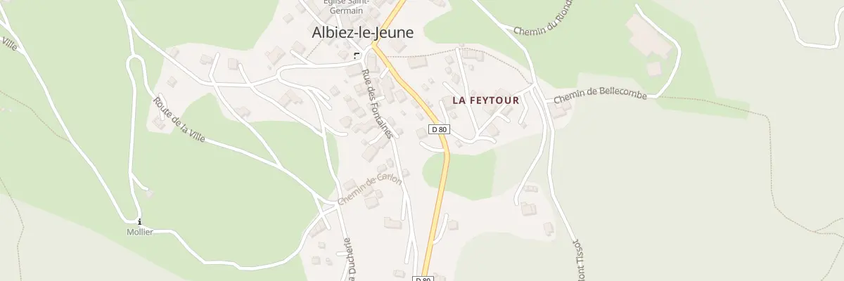 Plan du 5170 L’Alouette à Albiez-le-Jeune