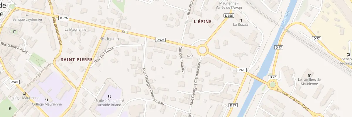 Plan du 10 Rue des Tilleuls à Saint-Jean-de-Maurienne