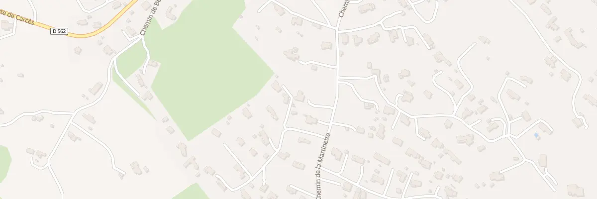 Plan du 480 Che de la Martinette à Lorgues