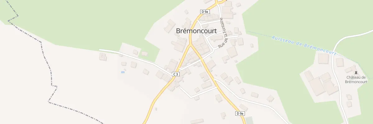 Plan du 4 Rue de la Mairie à Brémoncourt
