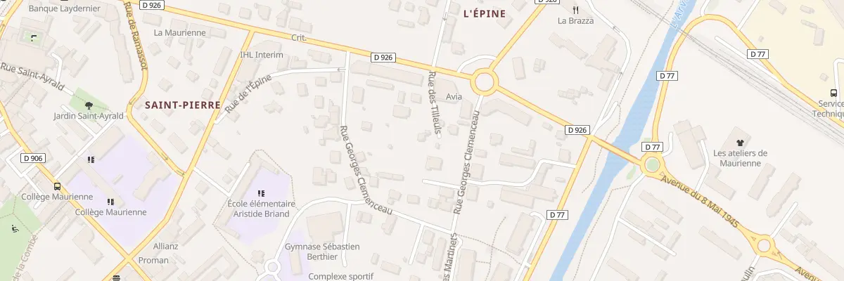Plan du 14 Rue des Tilleuls à Saint-Jean-de-Maurienne