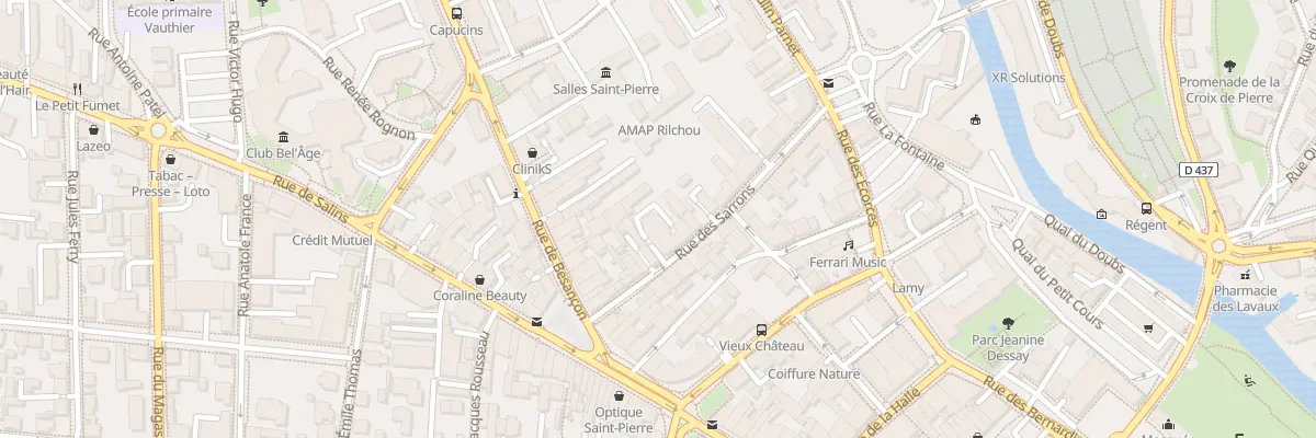 Plan du 32 Rue des Sarrons à Pontarlier