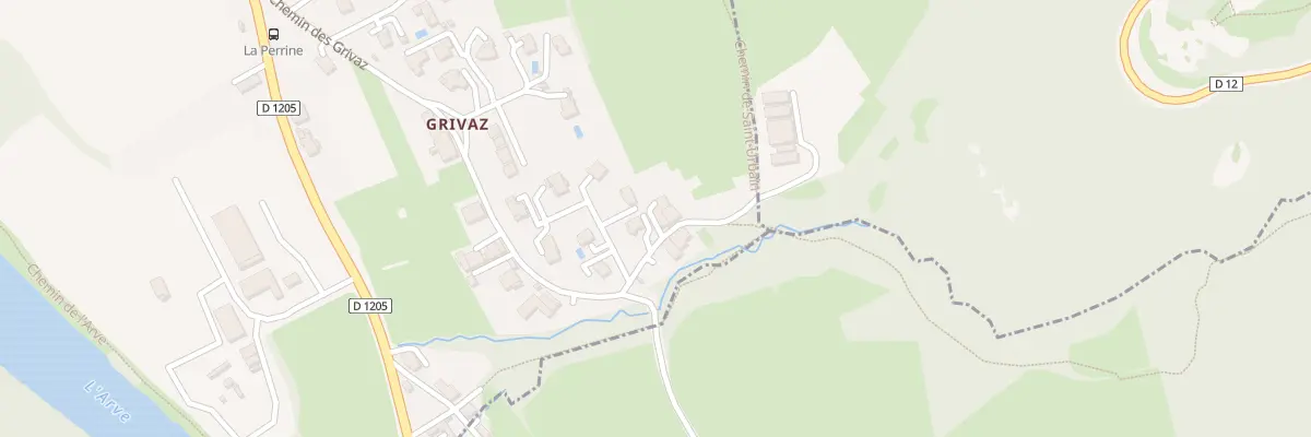 Plan du 55 Che de Saint-urbain à Contamine-sur-Arve