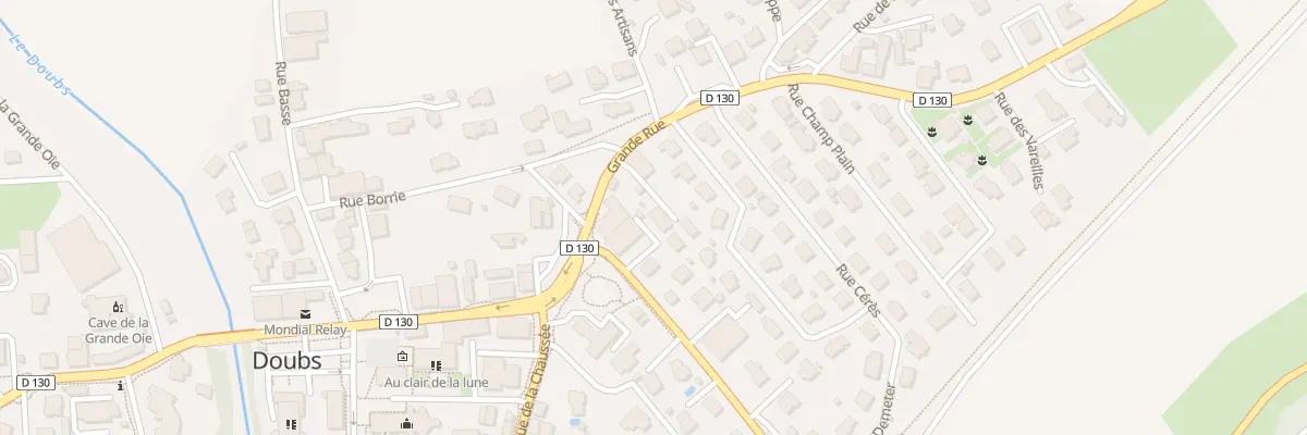 Plan du 3 Rue de St Loup à Doubs