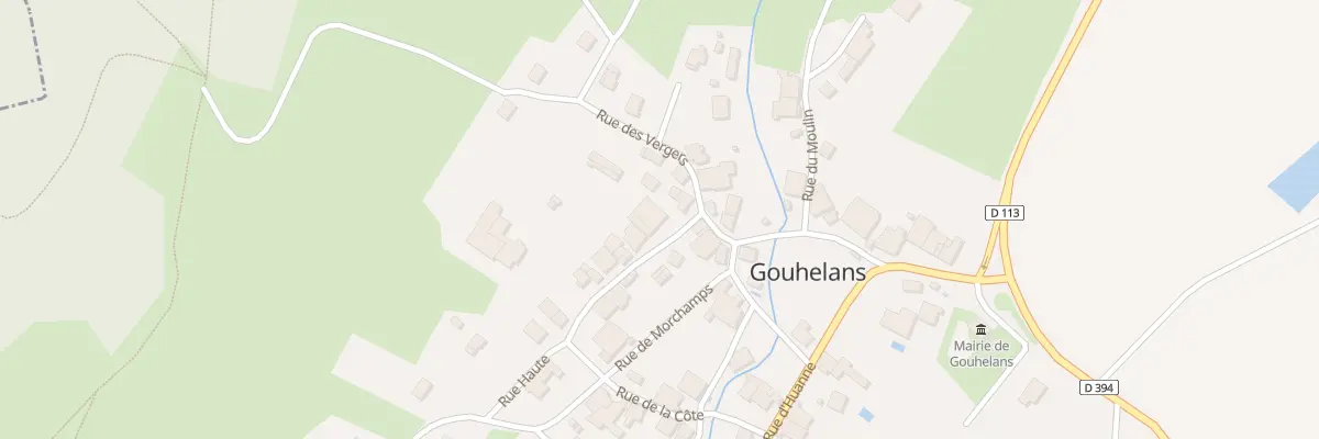 Plan du 2 Rue Haute à Gouhelans