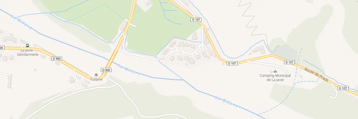 Plan du 7 Le Moulin à La Javie