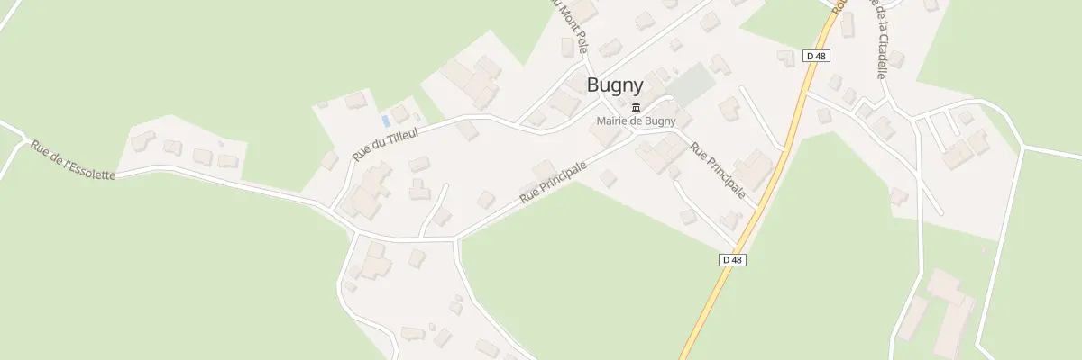 Plan du 6 Rue Principale à Bugny