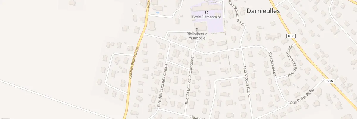 Plan du 27 Rue des Alérions à Darnieulles