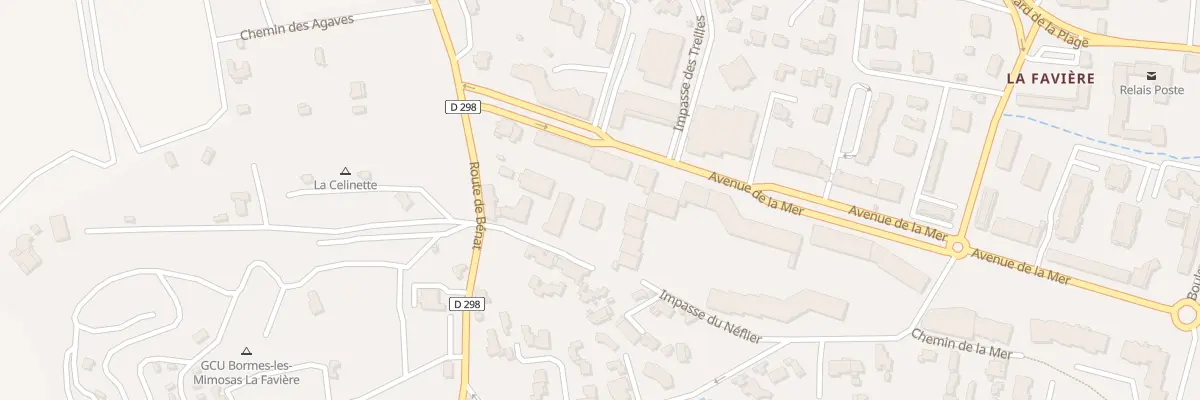 Plan du 160 Av de la Mer à Bormes-les-Mimosas