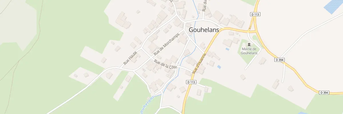 Plan du 6 Rue des Fontaines à Gouhelans