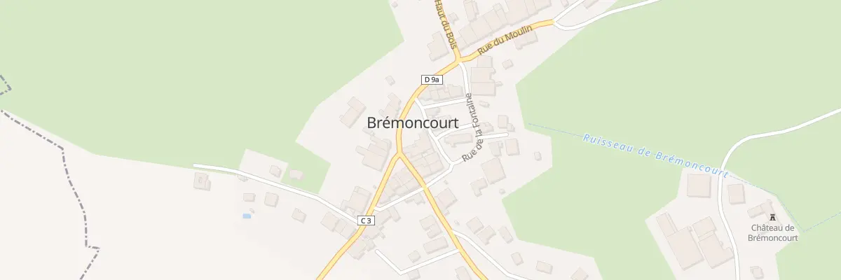 Plan du 5 Rue de l’Eglise à Brémoncourt