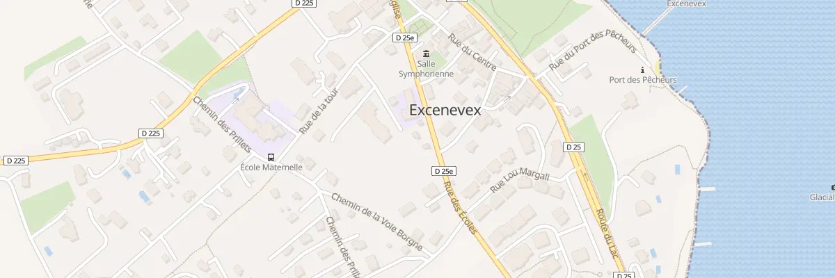 Plan du 120 Rue des Écoles à Excenevex