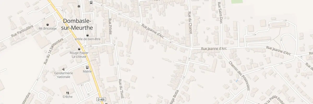 Plan du 52 Rue Jeanne d’Arc à Dombasle-sur-Meurthe