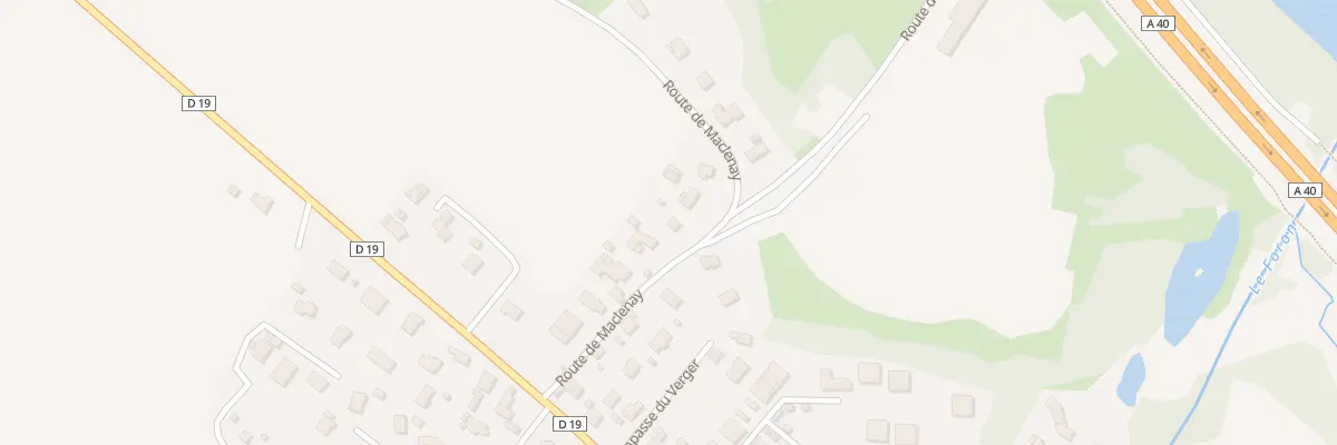Plan du 165 Rte de Maclenay à Arenthon